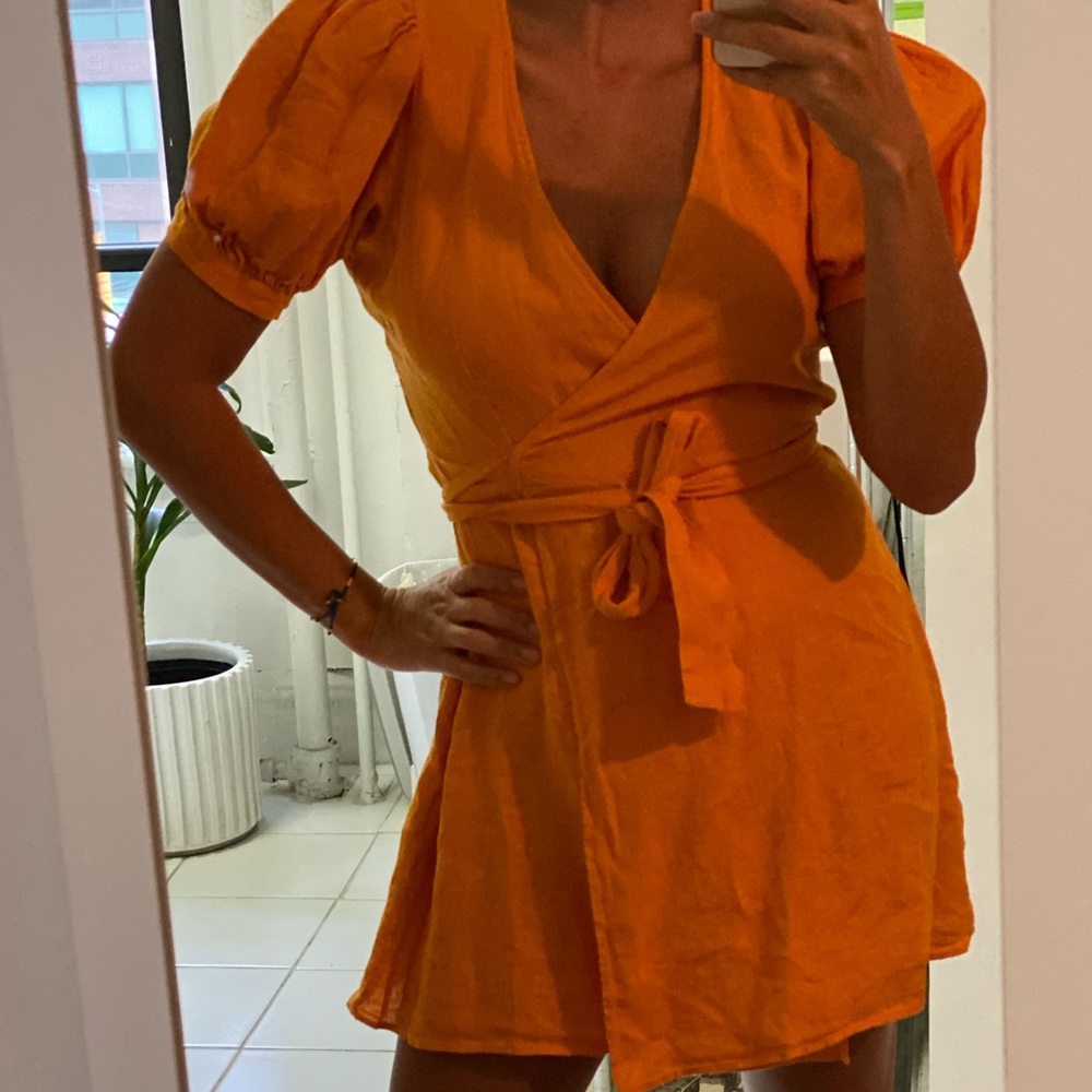 Zara wrap around summer dress